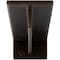 Ekena Millwork Heaton Hidden Support Steel Bracket w/ 12" Support Depth, Antiqued Brass 3"W x 16"D x 2"H BKTM03X16X02HEABS - alternate 6